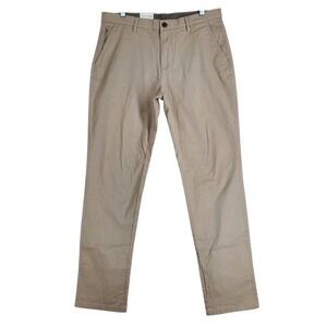 English Laundry Chino Khaki Pants Mens 34x34 Beige Khaki Straight Mid Rise NWT